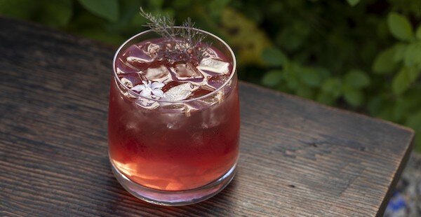 Black Currant Old-Fashioned