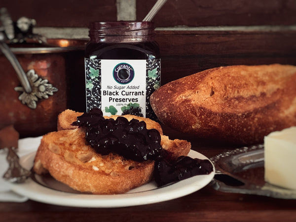 Black Currant Preserves (no sugar added)