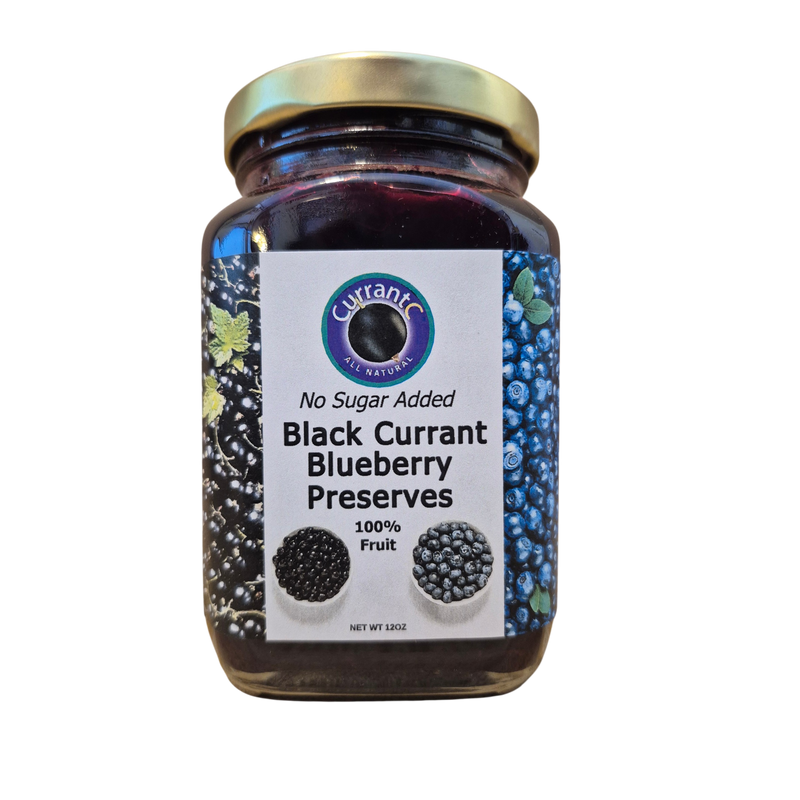 Black Currant & Blueberry Preserves (No Sugar Added) | CurrantC™