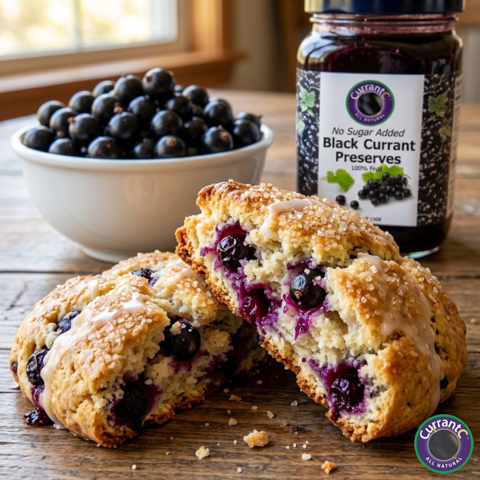Black Currant Preserves (No Sugar Added) | CurrantC™