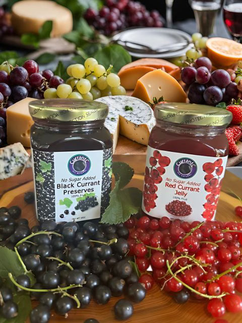 Black Currant Preserve & Red Currant Jelly Combo